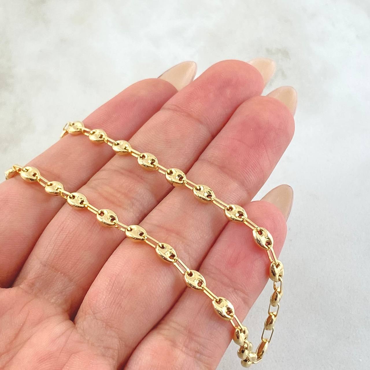 Cadena Gc 5 g / 42 cm / 4.1 mm Oro Amarillo 18K