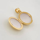 Dije Relicario Ovalo 2.15g / 1.8cm Oro Amarillo 18K