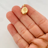 Dije Relicario Ovalo 2.15g / 1.8cm Oro Amarillo 18K