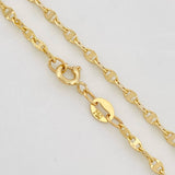 Cadena Marinera 2.3g / 45cm / 2.2mm Oro Amarillo 18K