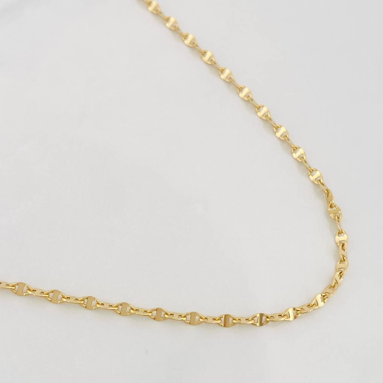 Cadena Marinera 2.3g / 45cm / 2.2mm Oro Amarillo 18K