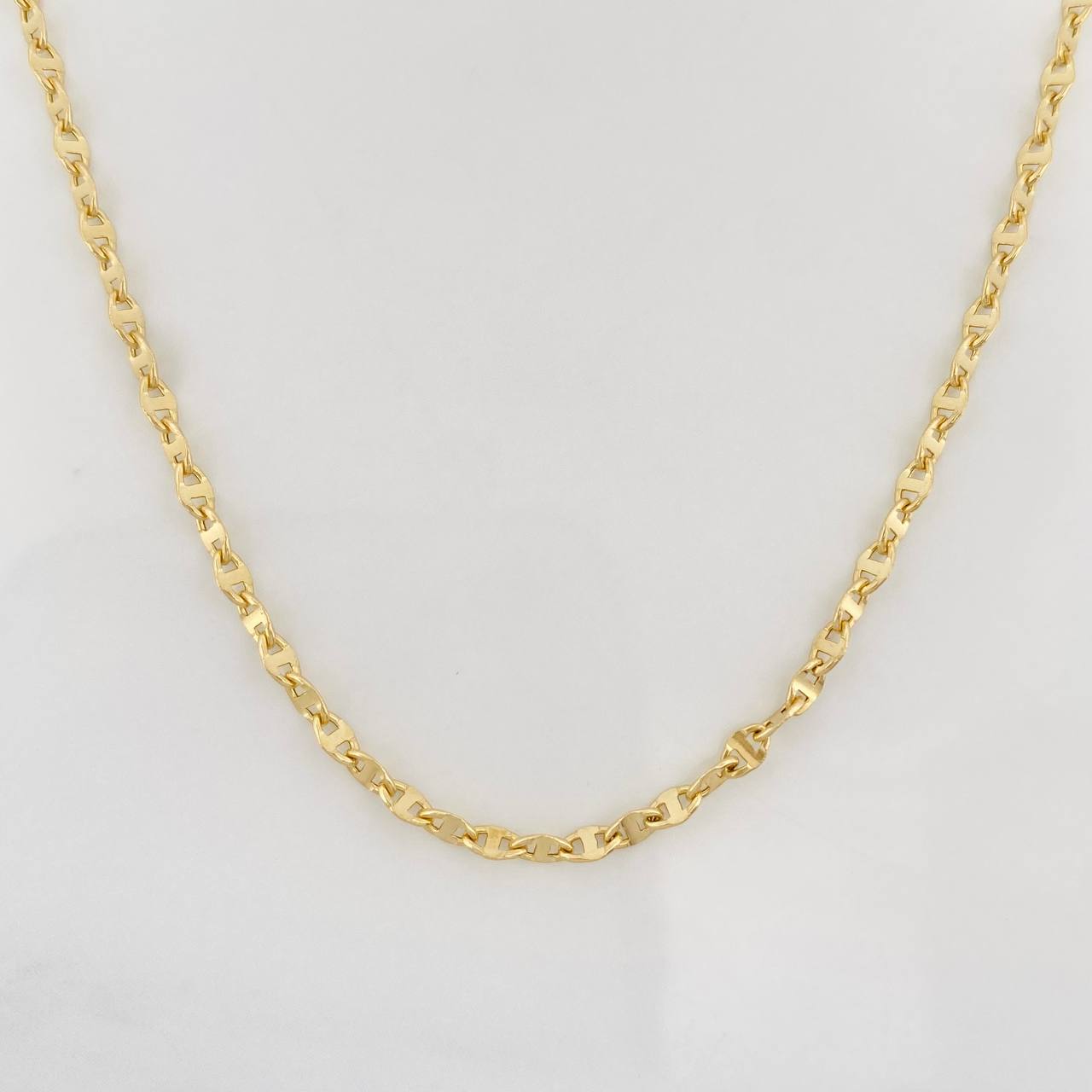 Cadena Marinera 2.3g / 45cm / 2.2mm Oro Amarillo 18K