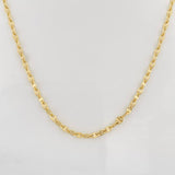 Cadena Marinera 2.3g / 45cm / 2.2mm Oro Amarillo 18K