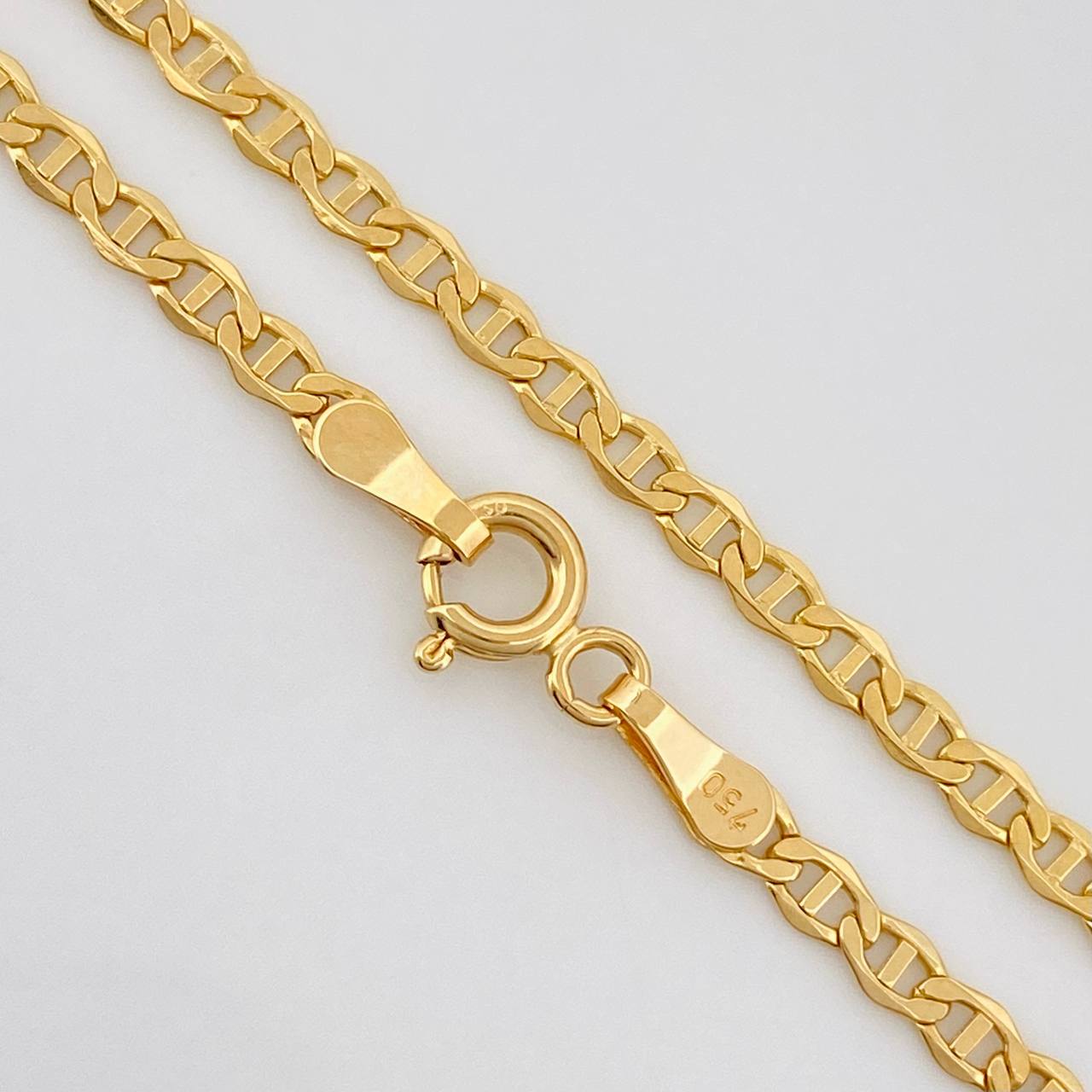 Cadena Escalera 2.9g / 50cm / 2.5mm Oro Amarillo 18K