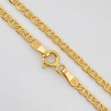 Cadena Escalera 2.9g / 50cm / 2.5mm Oro Amarillo 18K
