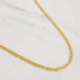 Cadena Escalera 2.9g / 50cm / 2.5mm Oro Amarillo 18K