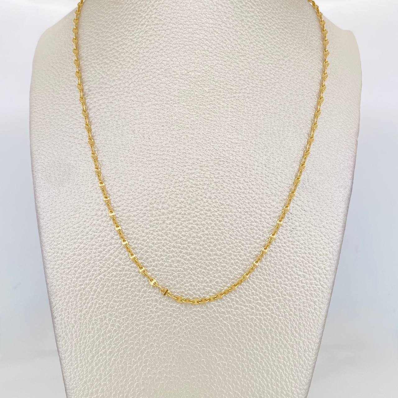 Cadena Escalera Volga 2g / 45cm / 1.9mm Oro Amarillo 18K