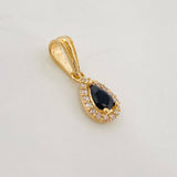 Dije Halo Lágrima 0.65g / 1.5cm Oro Amarillo 18K