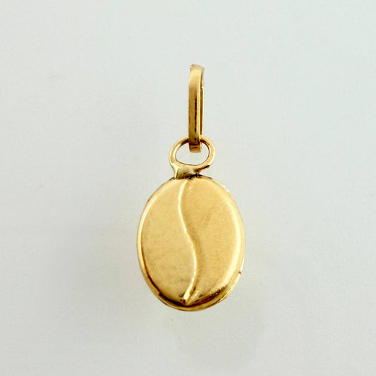 Dije Grano De Cafe 0.2gr / 1.3cm / Oro Amarillo 18K
