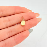 Dije Grano De Cafe 0.2gr / 1.3cm / Oro Amarillo 18K