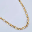 Cadena Figaro 3.7gr / 52cm / Oro Amarillo +1 18K &