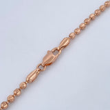 Cadena Militar Media Luna 15.6gr / 51cm / Oro Rosa Nac.Esp. 18K $