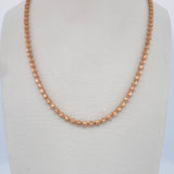 Cadena Militar Media Luna 15.6gr / 51cm / Oro Rosa Nac.Esp. 18K $