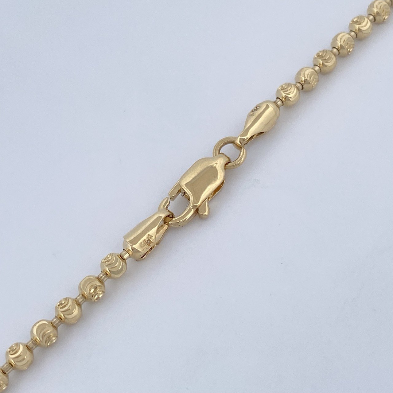 Cadena Militar Media Luna 16.05gr / 51cm / Oro Amarillo Nac.Esp. 18K $