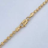 Cadena Militar Media Luna 16.05gr / 51cm / Oro Amarillo Nac.Esp. 18K $