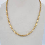 Cadena Militar Media Luna 16.05gr / 51cm / Oro Amarillo Nac.Esp. 18K $