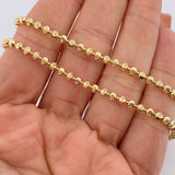 Cadena Militar Media Luna 16.05gr / 51cm / Oro Amarillo Nac.Esp. 18K $