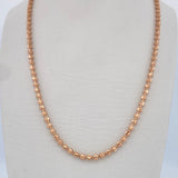 Cadena Militar Media Luna 20.15gr / 66cm / Oro Rosa Nac.Esp. 18K $