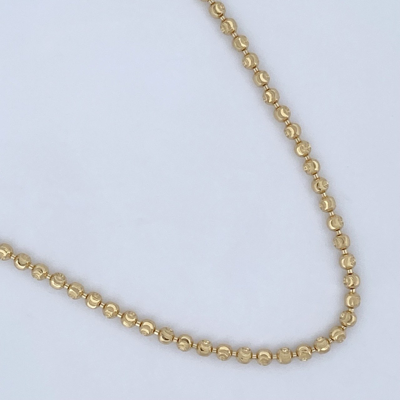 Cadena Militar Media Luna 19.7gr / 66cm / Oro Amarillo Nac.Esp. 18K $