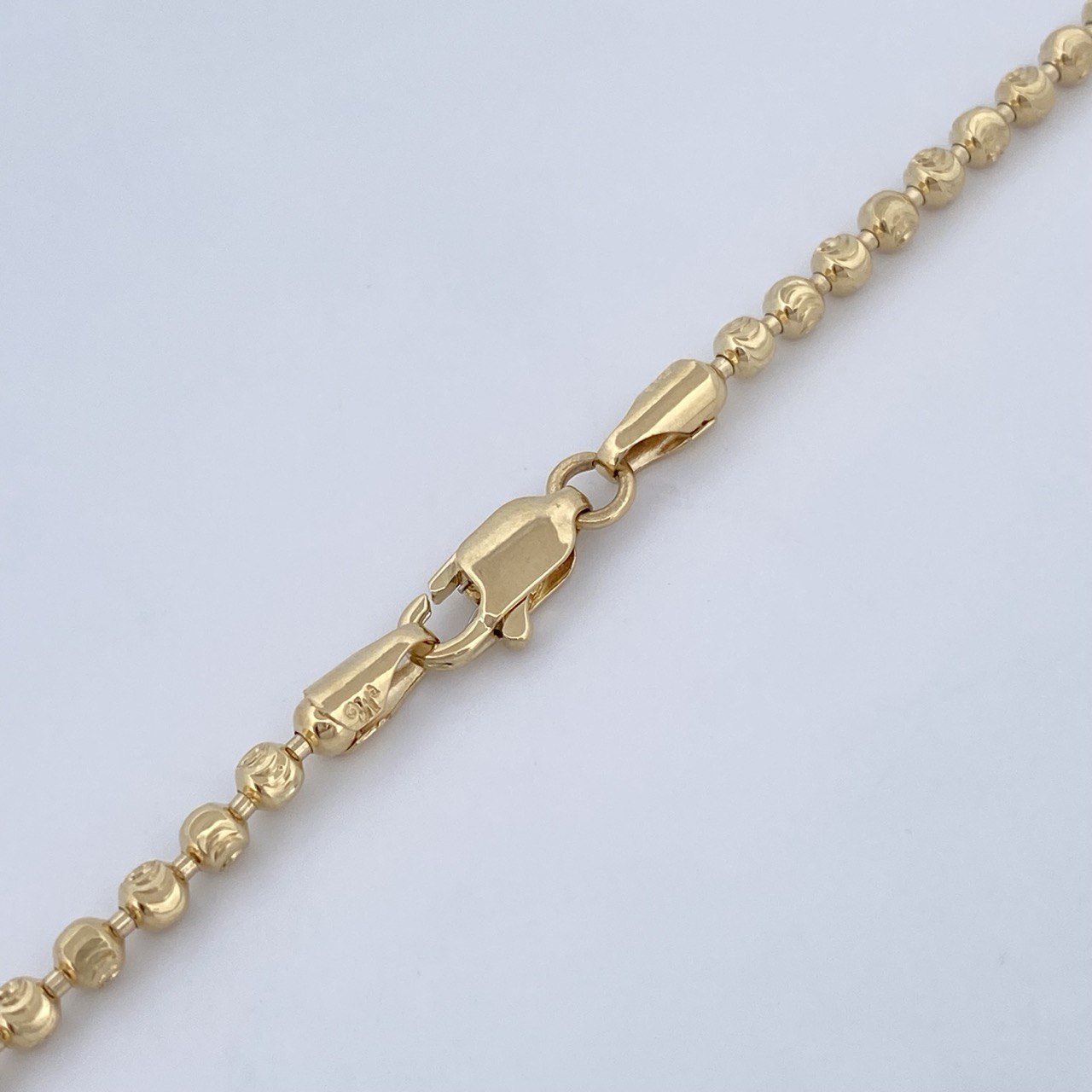 Cadena Militar Media Luna 19.7gr / 66cm / Oro Amarillo Nac.Esp. 18K $