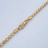 Cadena Militar Media Luna 19.7gr / 66cm / Oro Amarillo Nac.Esp. 18K $