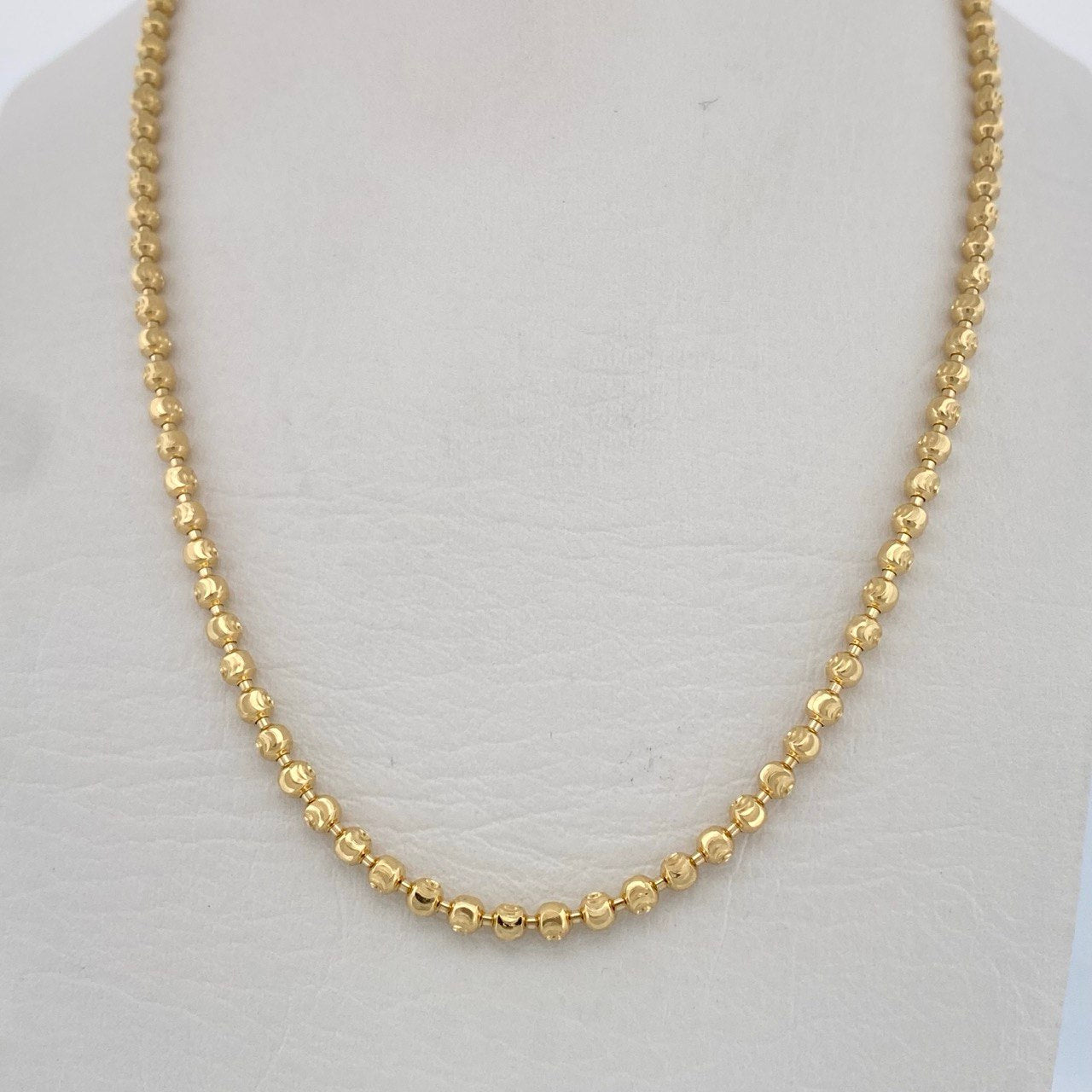 Cadena Militar Media Luna 19.7gr / 66cm / Oro Amarillo Nac.Esp. 18K $