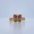 Anillo Mariposa 2.3gr / T7 / Oro Amarillo 18K &