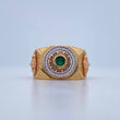 Anillo Crono Tempo 11.2gr / T9 1/2 / Tres Oros 18K &