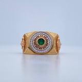Anillo Crono Tempo 11.2gr / T9 1/2 / Tres Oros 18K &