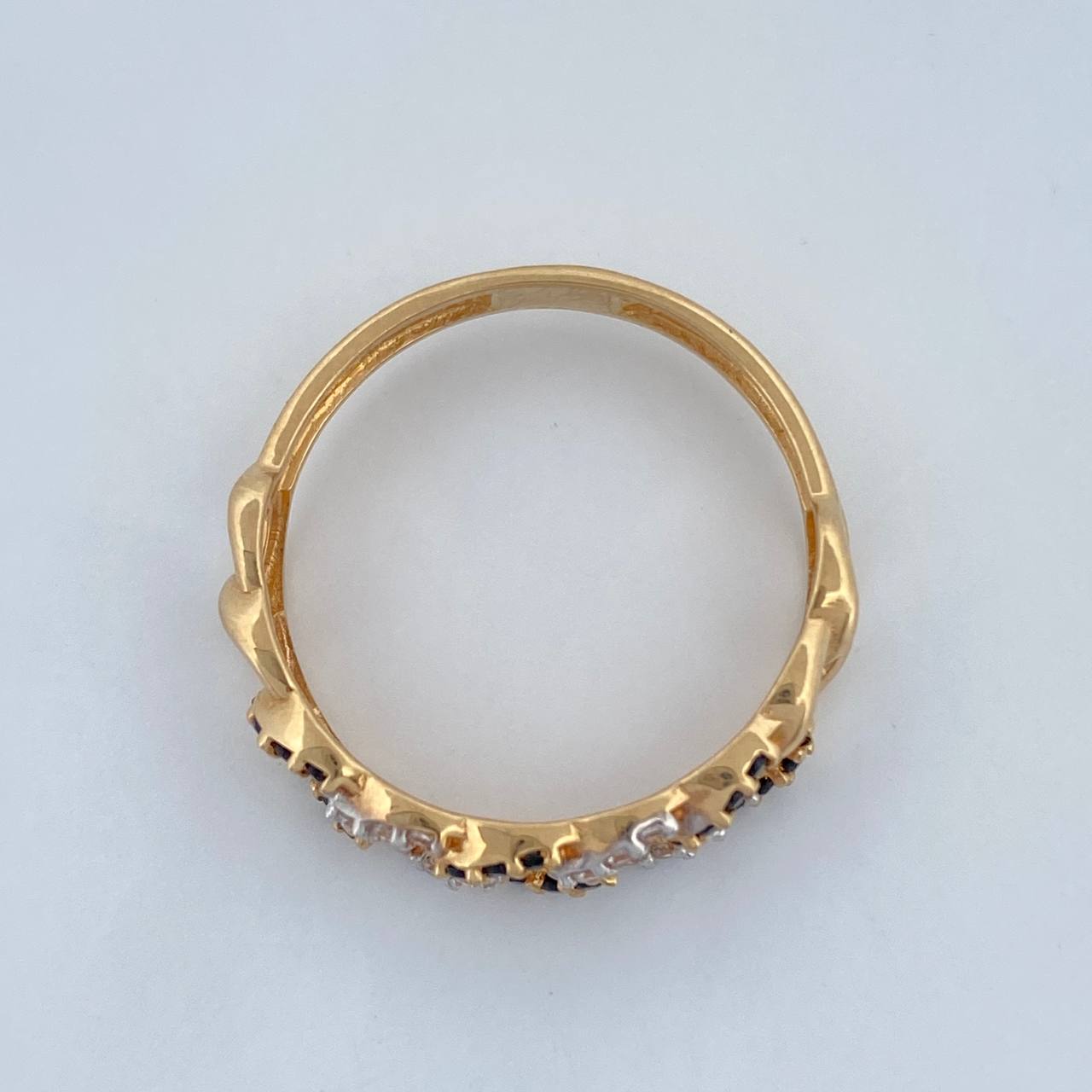 Anillo Cadena 2.3gr / T7 / Oro Amarillo 18K &