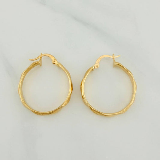 Candongas Nia 2.4gr / 3cm / Oro Amarillo 18K