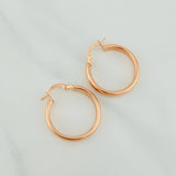 Candongas Nati 2.35gr / 2.6cm / Oro Rosa 18K $