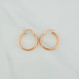 Candongas Nati 2.35gr / 2.6cm / Oro Rosa 18K $