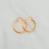 Candongas Nati 2.35gr / 2.6cm / Oro Rosa 18K $