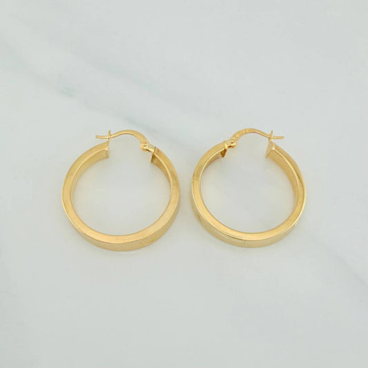 Candongas Tornillo 3.75gr / 2.8cm / Oro Amarillo 18K
