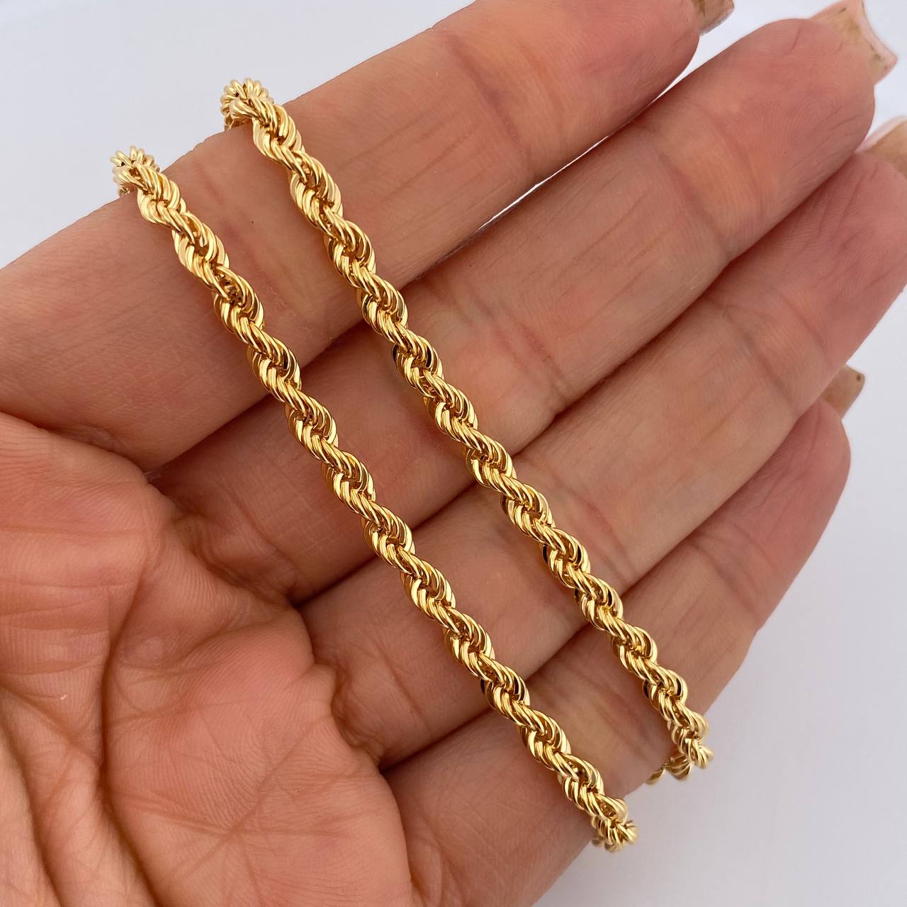 Cadena Lazo 7.2gr / 55cm / +3Oro 18K $