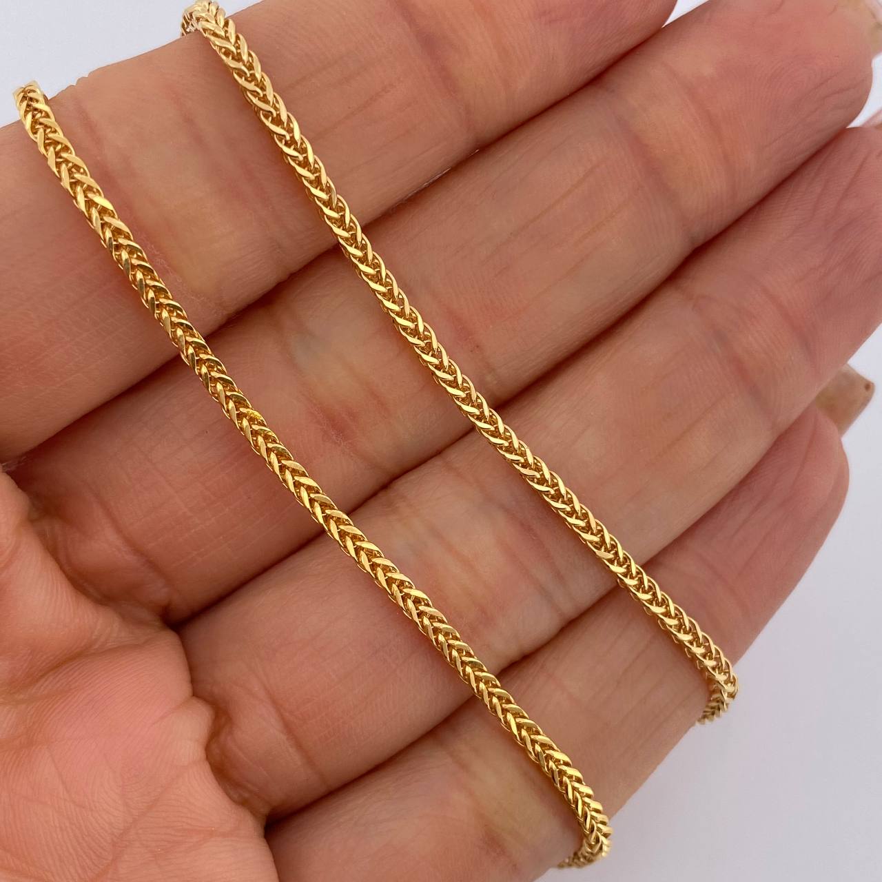 Cadena Franco 4.2gr / 45cm / +3Oro 18K $