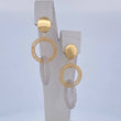 Topos Aretes Aros Circulos 5.35gr / 5cm / +4Oro 18K $