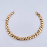 Pulso Cubano 10.25gr / T18 4/5 / 18.8cm / Oro Amarillo 18K &