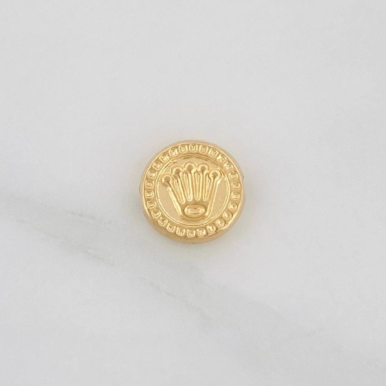 Herraje Corona 0.35g / 0.9cm Oro Amarillo 18K