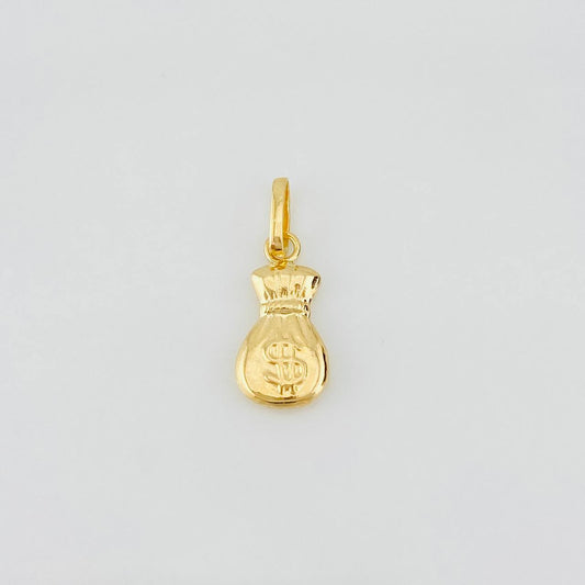 Dije Bolsa de Dinero 0.4g / 2cm Oro Amarillo 18K