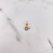 Dije Raton 0.35gr / 1.5cm / Circones Verdes Oro Rosa 18K $