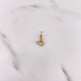 Dije Raton 0.35gr / 1.5cm / Circones Verdes Oro Rosa 18K $