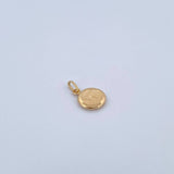 Dije Letra W 0.45gr / 1.5cm / Medalla Oro Amarillo 18K &