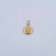 Dije Letra M 0.45gr / 1.5cm / Medalla Oro Amarillo 18K &