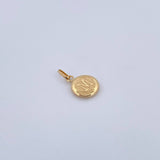 Dije Letra M 0.45gr / 1.5cm / Medalla Oro Amarillo 18K &
