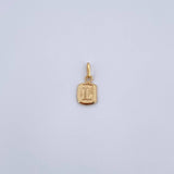 Dije Letra L 0.3gr / 1.5cm / Liso Oro Amarillo 18K &