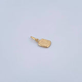 Dije Letra L 0.35gr / 1.5cm / Liso Oro Amarillo 18K &