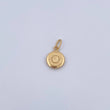 Dije Letra O 0.5gr / 1.5cm / Medalla Oro Amarillo 18K &