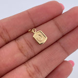 Dije Letra O 0.3gr / 1.5cm / Liso Oro Amarillo 18K &